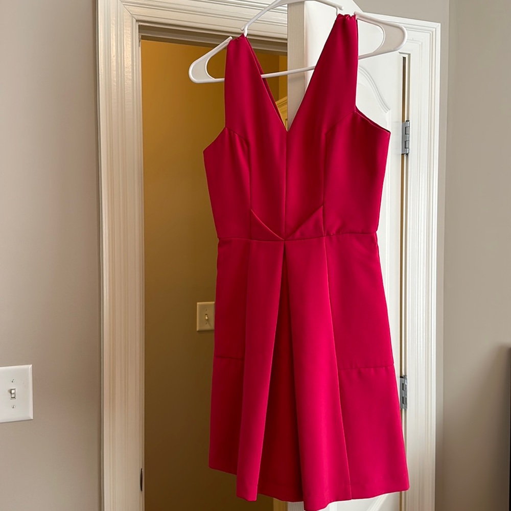 Pleated classy mini dress
